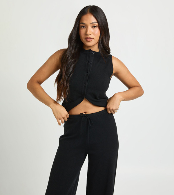 boohoo  Clothing Sets - BLACK Co-Ord Set