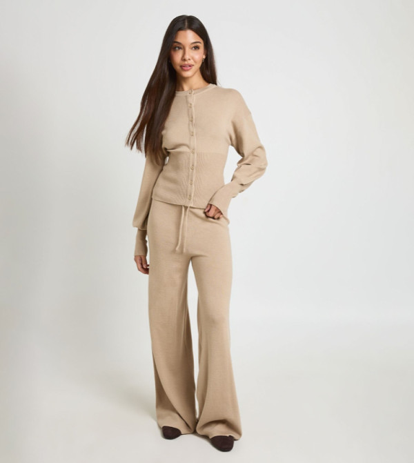 boohoo  Co-Ord Set - STONE Co-Ord Set