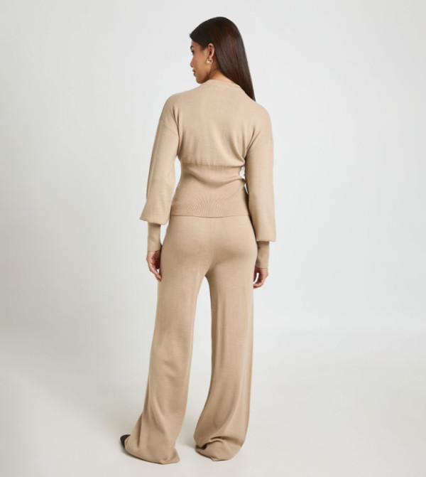 boohoo  Co-Ord Set - STONE Co-Ord Set