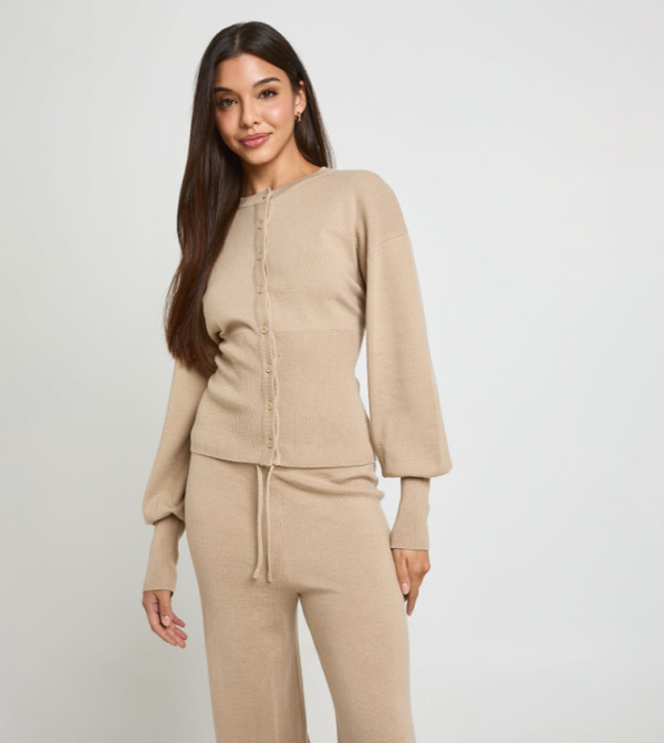boohoo  Co-Ord Set - STONE Co-Ord Set