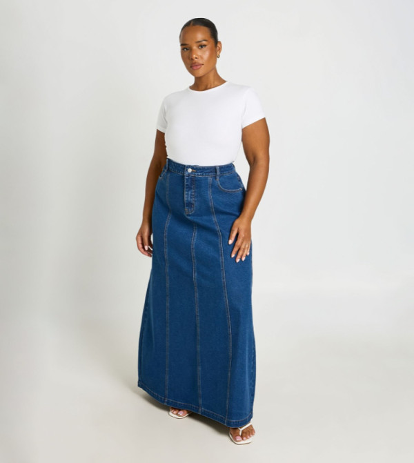 boohoo  Skirts - Blue Skirts