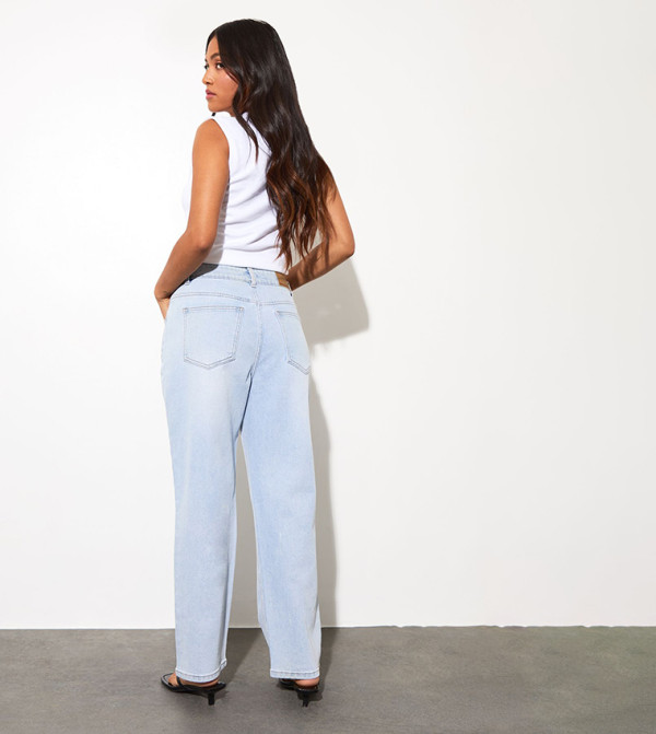 boohoo Mom Jeans - Blue Mom Jeans