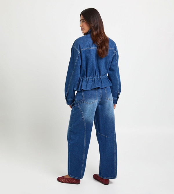 boohoo  Denim Jackets - Blue Denim Jackets