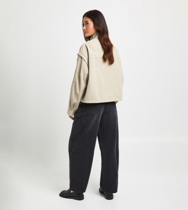 boohoo  denim-obsessed - BLACK Straight Jeans