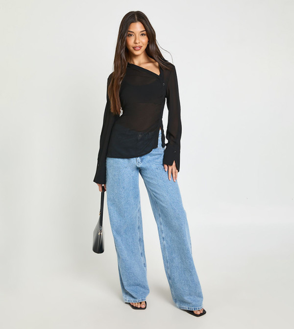 boohoo  Shirts - BLACK Shirts
