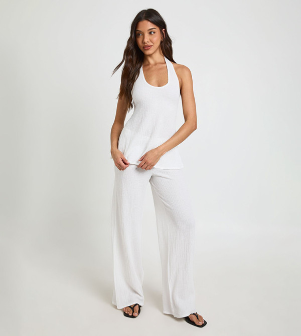 boohoo  Co-Ord Set - Ivory Co-Ord Set