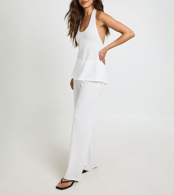 boohoo  Co-Ord Set - Ivory Co-Ord Set