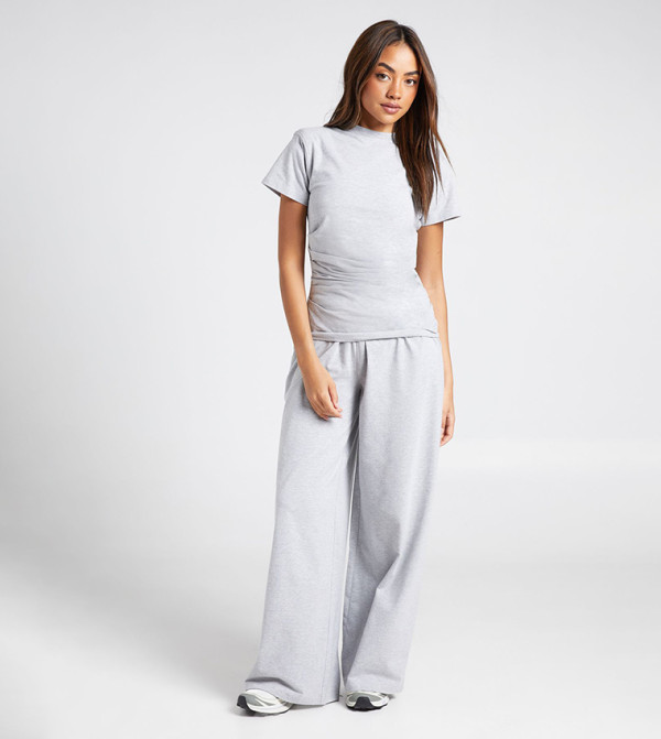 بوهو  أطقم ملابس - رمادي Co-Ord Set