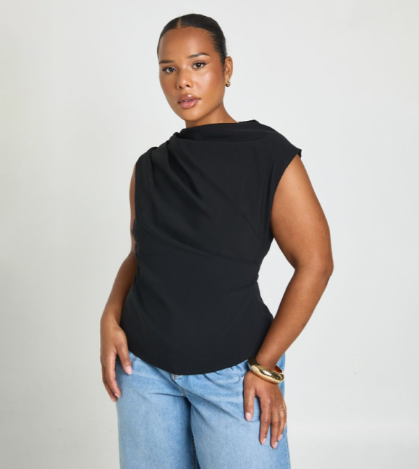 boohoo  Tops - BLACK Tops