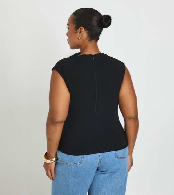 boohoo  Tops - BLACK Tops