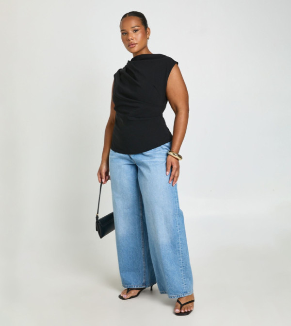 boohoo  Tops - BLACK Tops