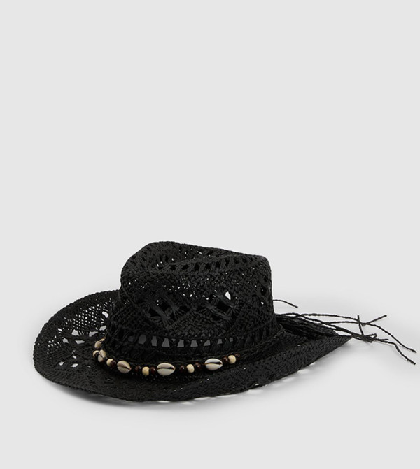 boohoo  Hats - BLACK Hats