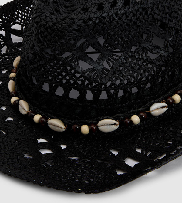 boohoo  Hats - BLACK Hats