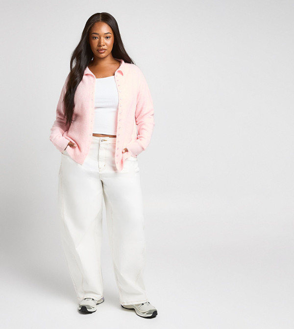 boohoo  Sweaters & Cardigans - Pink Sweaters & Cardigans