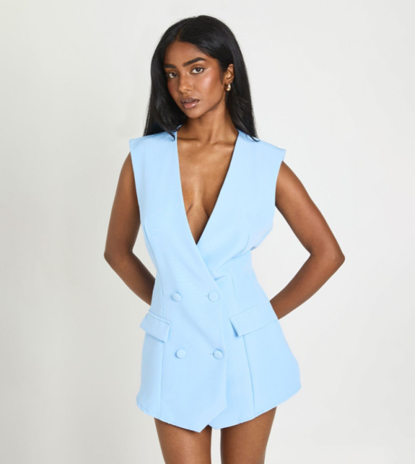 بوهو  بلاي سوت  - أزرق Playsuits