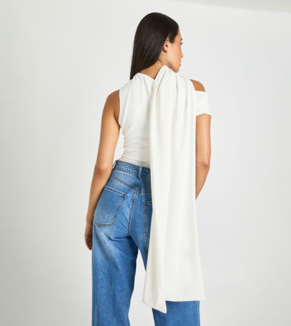 boohoo Bodysuit - White Bodysuit