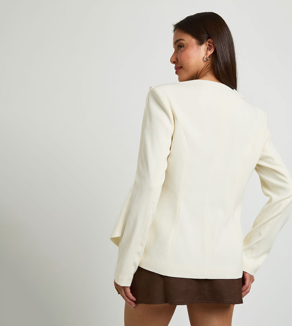 boohoo  Blazers - Cream Blazers