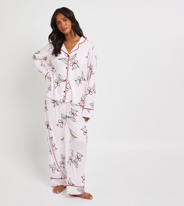 بوهو بوهو - وردي Pyjama Set
