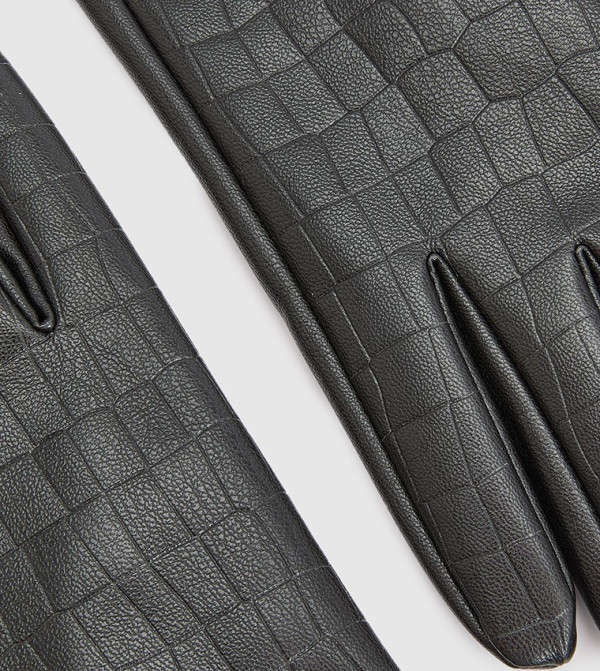boohoo  Leather - BLACK Leather