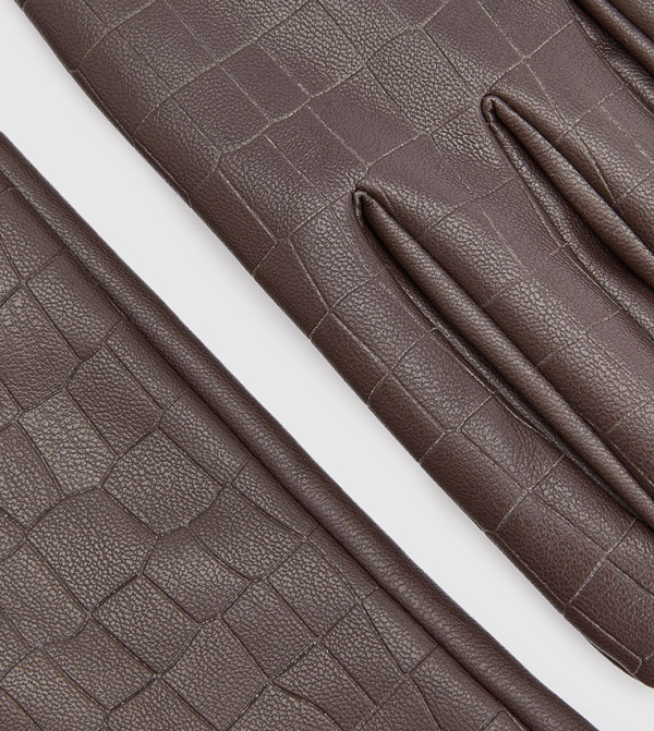 boohoo  Leather - Brown Leather