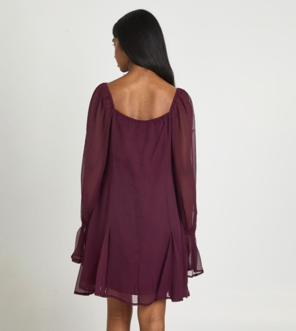 boohoo  Mini Dresses - Purple Mini Dresses