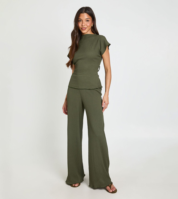 boohoo  Co-Ord Set - Green Co-Ord Set
