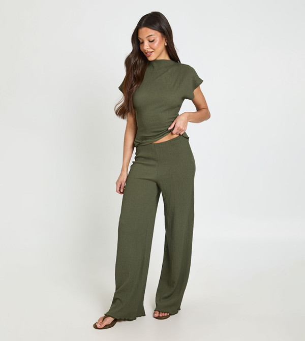 boohoo  Co-Ord Set - Green Co-Ord Set
