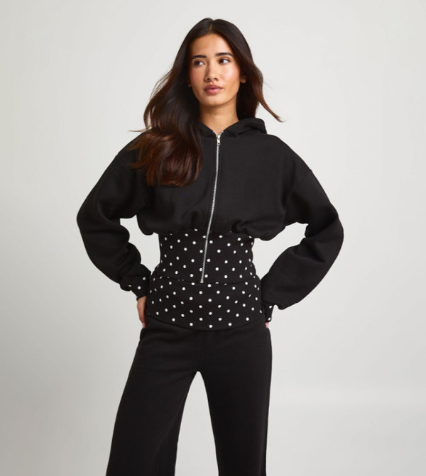 بوهو  أطقم ملابس - أسود Co-Ord Set