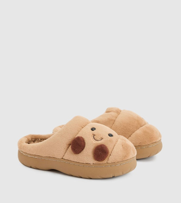 boohoo Flip flops and Slides - Beige Bedroom Slippers