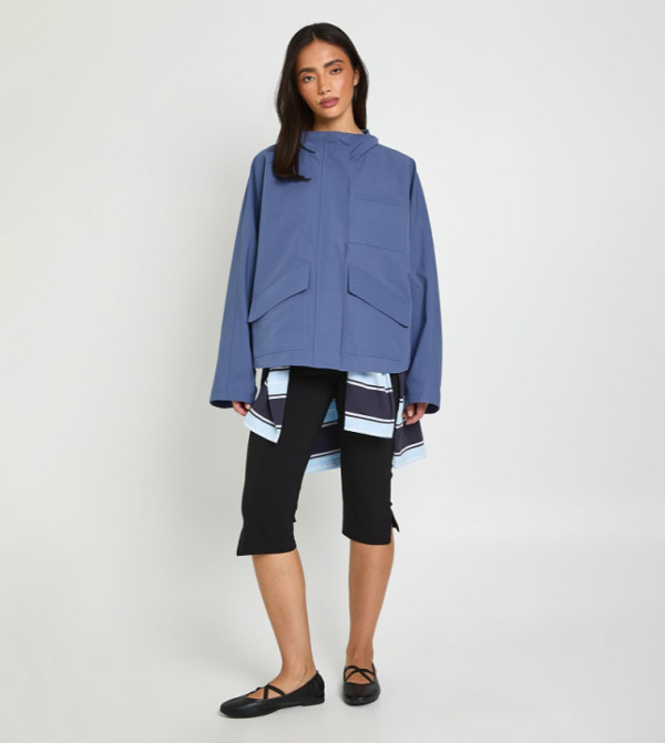 boohoo  Casual Jackets - Blue Casual Jackets