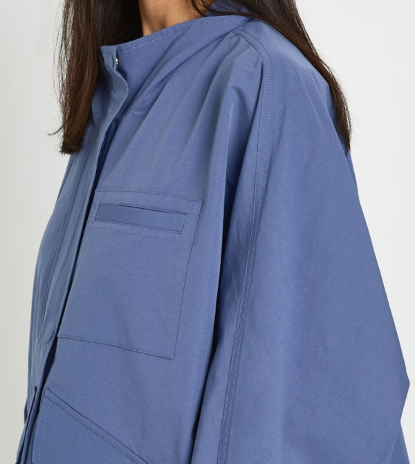 boohoo  Casual Jackets - Blue Casual Jackets