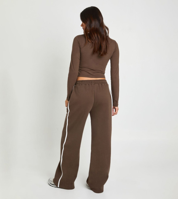 boohoo  Clothing Sets - Dark Brown Co-Ord Set