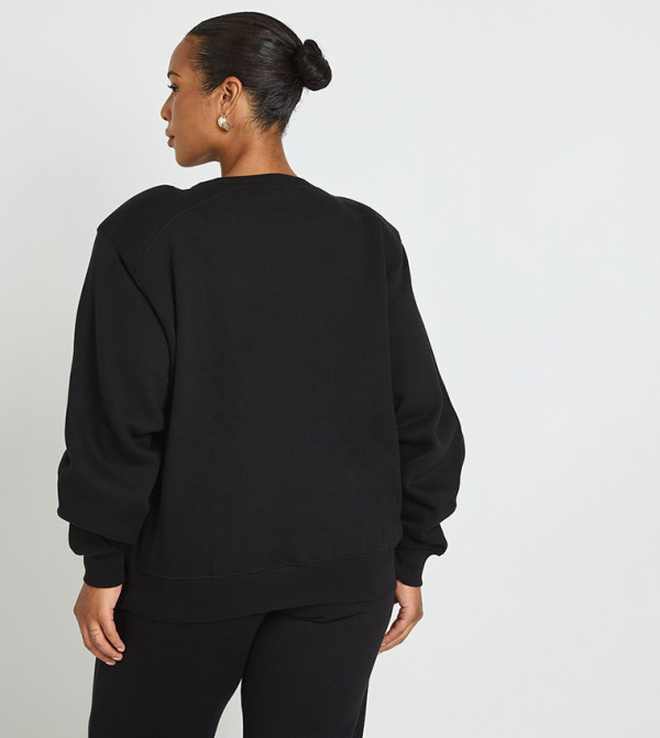 boohoo  Hoodies & Sweatshirts - BLACK Hoodies & Sweatshirts