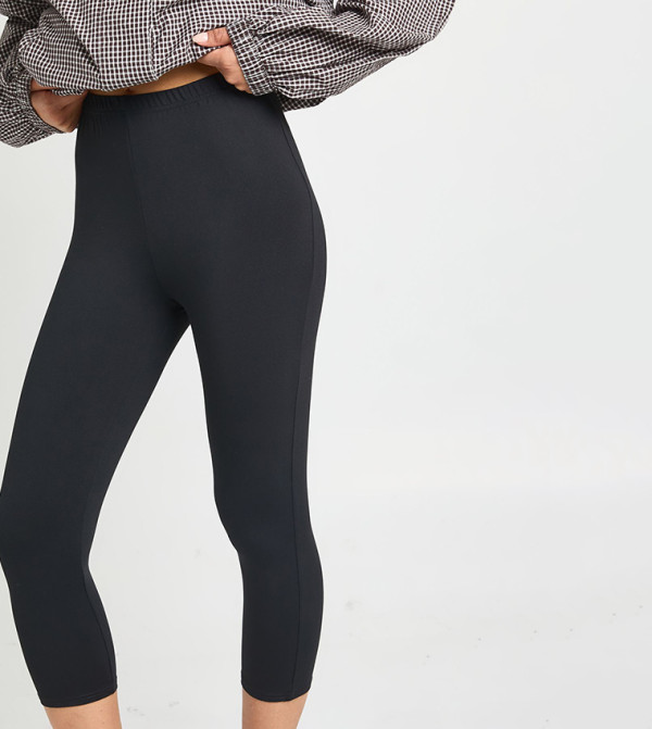 boohoo  leggings - BLACK leggings