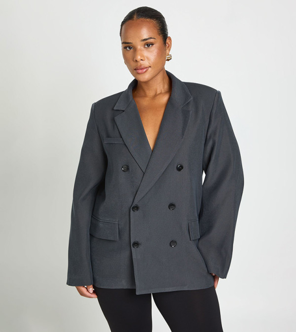 boohoo  Jackets & Coats - Grey Jackets & Coats