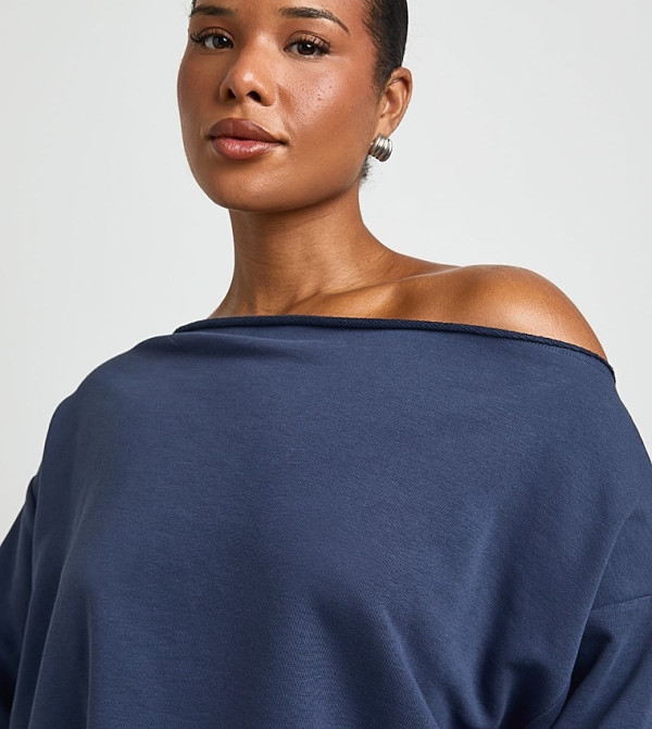 boohoo  Hoodies & Sweatshirts - Navy Hoodies & Sweatshirts