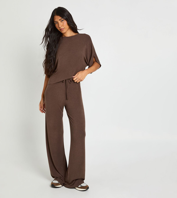 boohoo  Clothing Sets - Brown Co-Ord Set