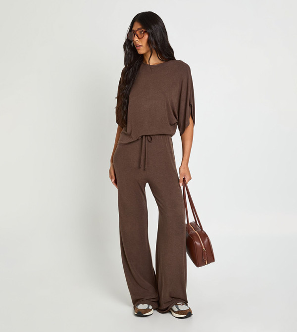 boohoo  Clothing Sets - Brown Co-Ord Set
