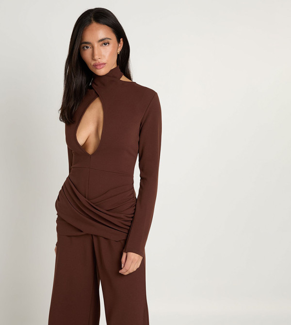 boohoo Jumpsuits - Brown Jumpsuits