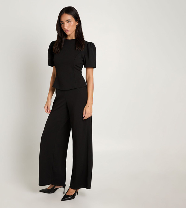 boohoo Jumpsuits - BLACK Jumpsuits