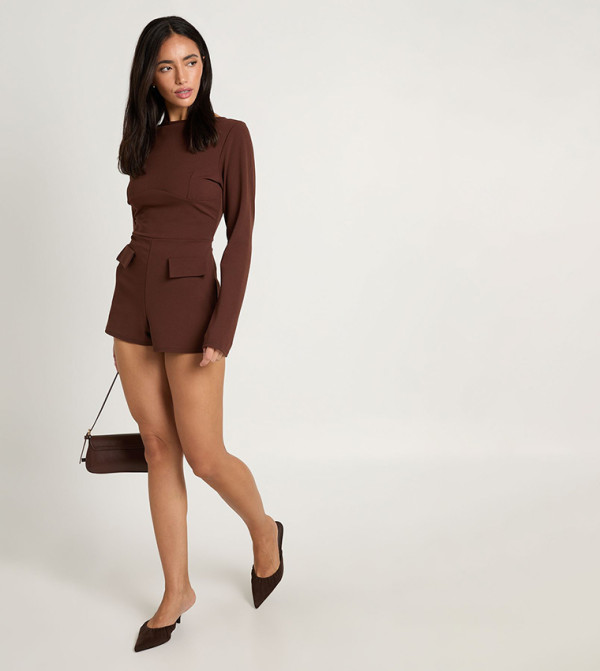 boohoo  Playsuits - Brown Playsuits