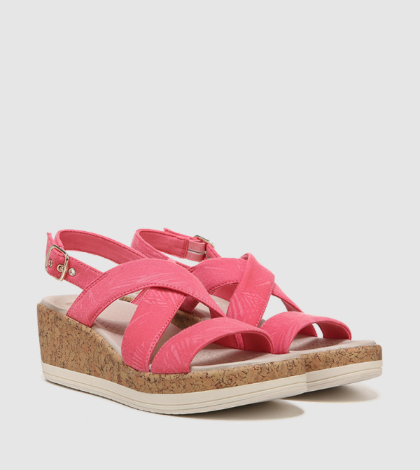 Bzees  - Pink Heeled Sandals