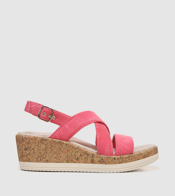 Bzees  - Pink Heeled Sandals