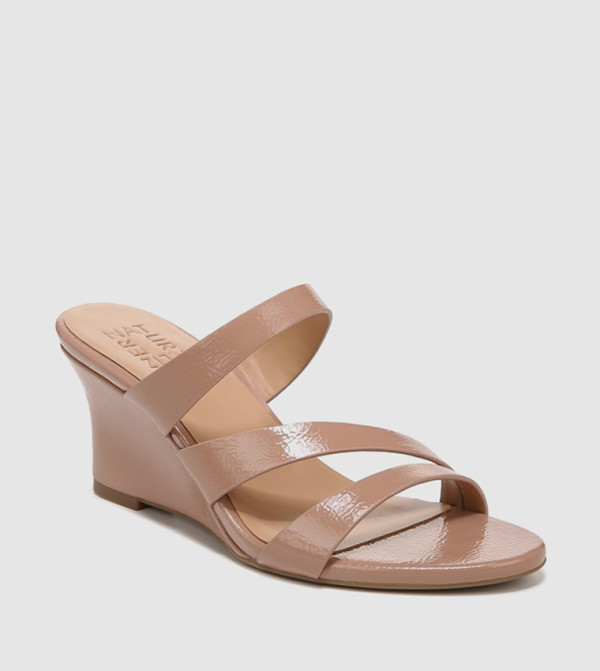Naturalizer  Wedges - Beige Wedge Sandals