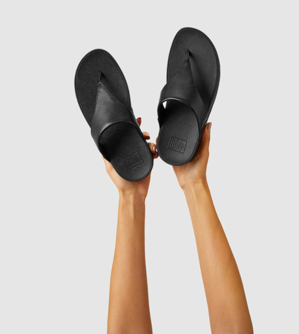 FitFlop FitFlop - Black Wedge Sandals
