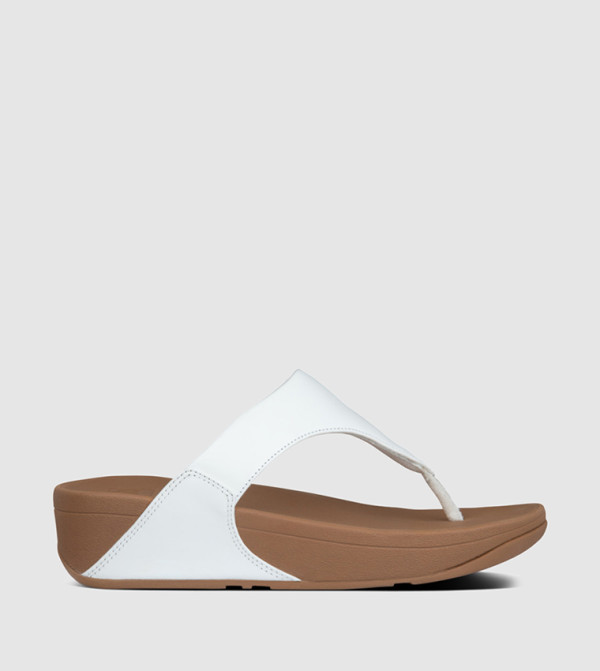 FitFlop Casual Sandals - White Wedge Sandals