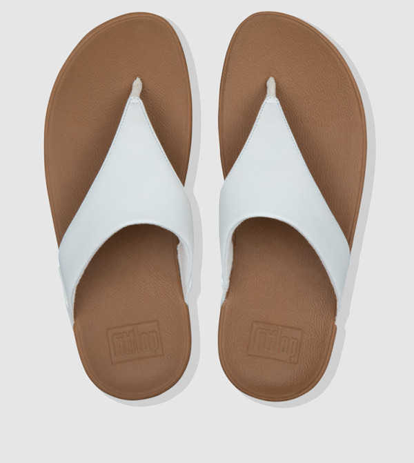 FitFlop Casual Sandals - White Wedge Sandals