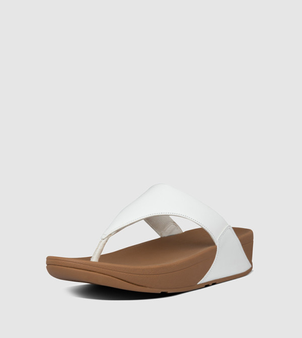 FitFlop Casual Sandals - White Wedge Sandals