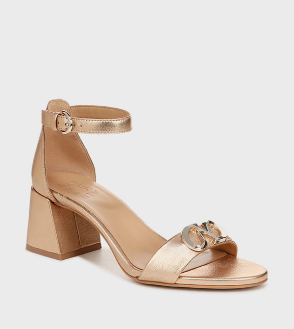 Naturalizer  Heels - Bronze Block Heels