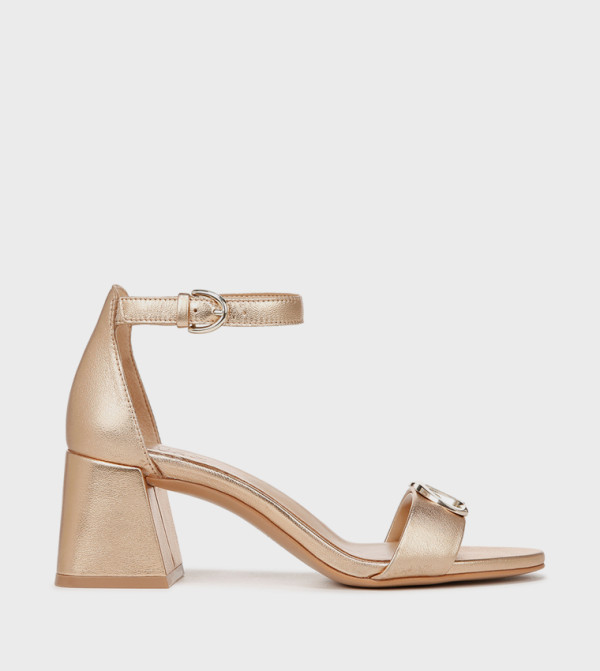 Naturalizer  Heels - Bronze Block Heels